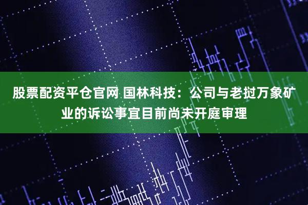 股票配资平仓官网 国林科技：公司与老挝万象矿业的诉讼事宜目前尚未开庭审理